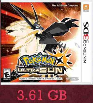 Pokemon Ultra Sun Juegos Digitales 3ds