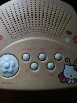 Radio Reloj Despertador Hello Kitty