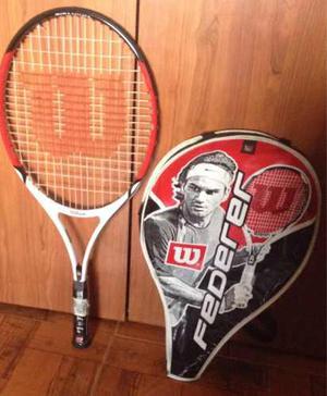 Raqueta De Tenis Wilson Modelo Roger Federer 25''