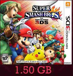 Super Smash Bros 3ds + Dlc Juegos Digitales 3ds