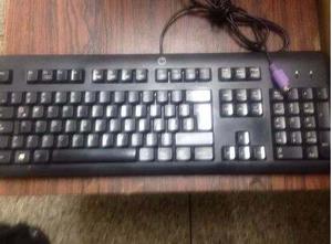 Teclado Ps2 Marca Hp Usado En Perfecto Estado