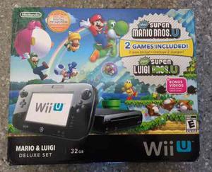 Wii U Mario&luigi Deluxe 32gb Incluye New Supermario Bros U