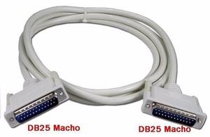 Cable Db25 Macho Macho Serial Paralelo