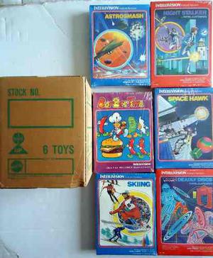 Combo 6 Juegos Intellivision Diferentes Cajas Selladas