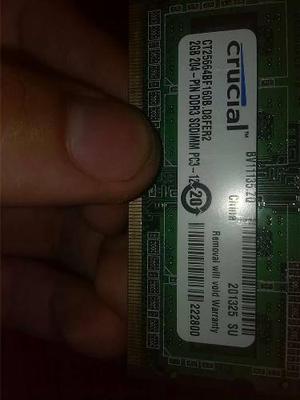 Memoria Ram Ddr3 2gb Para Laptop O Mini Laptop