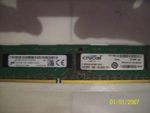 Memoria Ram De 4gb Ddr3 Crucial