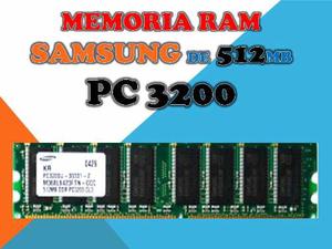 Memoria Ram Samsung Pc  Ddr 400mhz 512mb