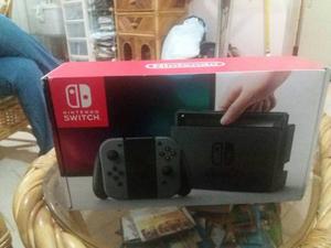 Nintendo Switch Color Gris Con Juego Zelda Sellado Y Reloj