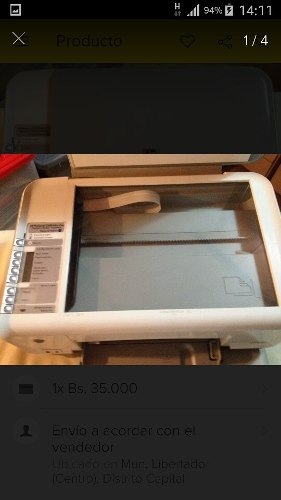 Impresora Multifuncional Hp C- Con Impresión Continua