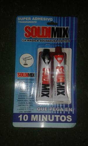 Pegamento Soldadura Al Frio Soldimix 10 Minutos