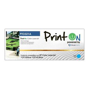 Printon Toner Pto321a Hp 128a Compatible Cyan Color Laser