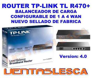 Router Tp-link Tl-r470t+ Balanceador Carga Banda Ancha Inter