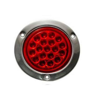 Stop Mica Led 4 Pulgadas 24 Led Borde Acero Importado Gandol