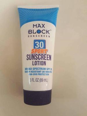 Bloqueador Solar Para Deportistas.