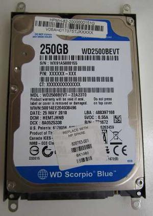 Disco Duro De 250 Gb Para Laptop Western Digital Blue