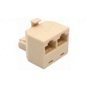 Duplicador De 1 Rj45 Macho A 2 Rj45 Hembra