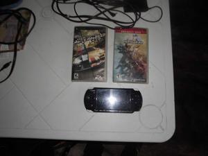 Psp  Con 2 Juegos Originales Chipeado Y Detalle En Pant