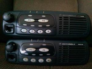 Radio Transmisor Motorola Pro  Con Microfon En Uhf Y Vhf