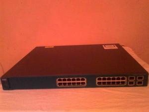 Switch Cisco Catalyst  Series Poe 24 Puertos Para Red