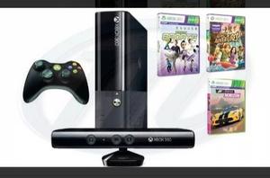 Xbox 360 Con Kinect Y Control Mas Dos Juegos Originales.