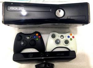 Xbox 360 Slim De 250gb Con Kinect + Volante Y Pedales