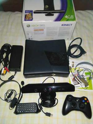 Xbox 360 Slim + Kinect + Chip + 4gb + 20gb + Muchos Juegos