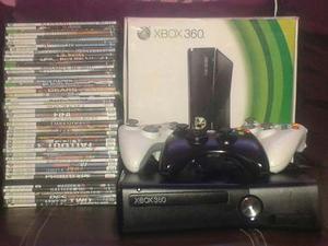 Xbox Slim, Tres Controles, Rgh, Disco Duro De 250gb
