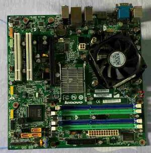 Combo Dual Core 2.5ghz/ddr3 2gb/ Tarjetamadre Lenovo 775 Fan