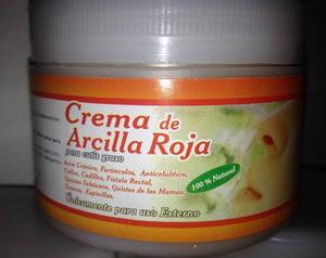 Crema, Mascarilla De Arcilla Roja