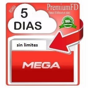 Cuenta Premium Por Mega Ilimitadas Por 5 Dias- Garantizadas