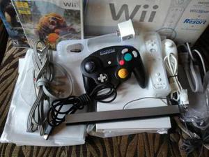 Nintendo Wii + Control Wiiremote/gamecube+vchip+juegos Orig.