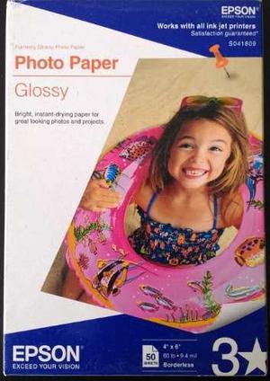 Papel De Fotografia Epson Glossy