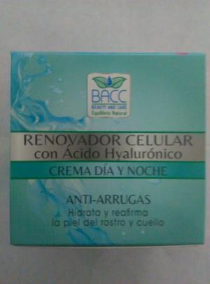 Renovador Celular Bacc Antiarrugas Hyalurónico Dia Y Noche