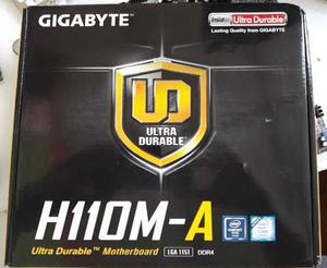 Tarjeta Madre  Gigabyte H110m-a Ddr4 Core I3 I5 I7