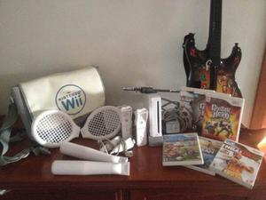 Wii No Chipeado Con 10 Juegos Originales + Accesorios