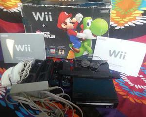 Wii Super Mario Bros Chipeado Caja+accesorios