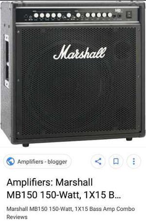 Amplificador De Bajo Marshall Mb 150 Watt