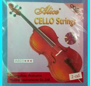 Cuerda Re 2da Para Cello Marca Alice