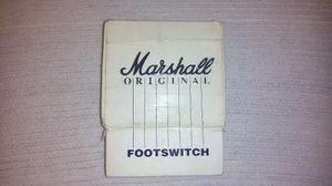 Footswitch Marshall 2 Botones Channel/blend