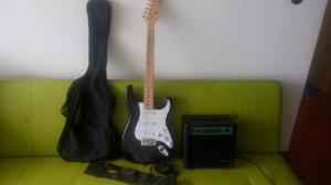 Guitarra Eléctrica Con Amplificador Stagg 20w