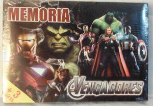 Juegos De Memoria: Avengers - Los Vengadores (72 Piezas)