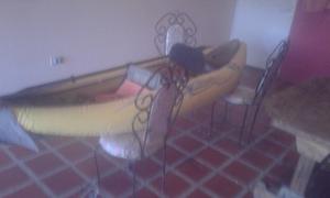 Kayak Inflable Con Piso De Fibra