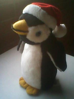 Pinguino De Navidad Importado.