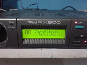 Procesador De Efectos Yamaha Fx500