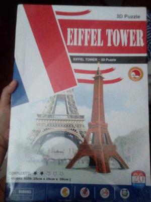 Rompecabezas 3d Torre Eiffel De 20 Piezas
