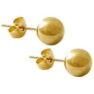 Zarcillos Pearl Doradas Enchapado En Oro Shippyshop 3x82