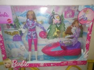 Barbie Bella Deluxe Con Moto De Nieve Rescatista Polar