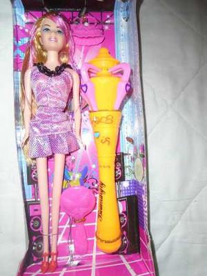 Barbie Girls Niñas Con Microfono Musical Muñeca