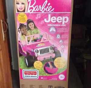 Barbie Jeep Wrangler Nuevo En Su Caja