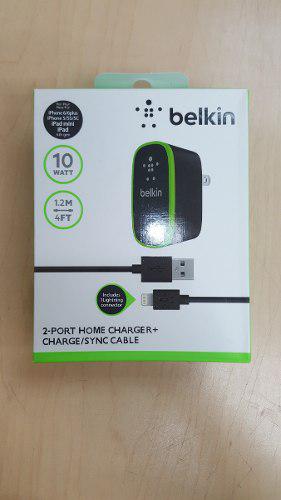 Cargador Belkin De Pared Doble Puerto Para Iphone 5 Y 6